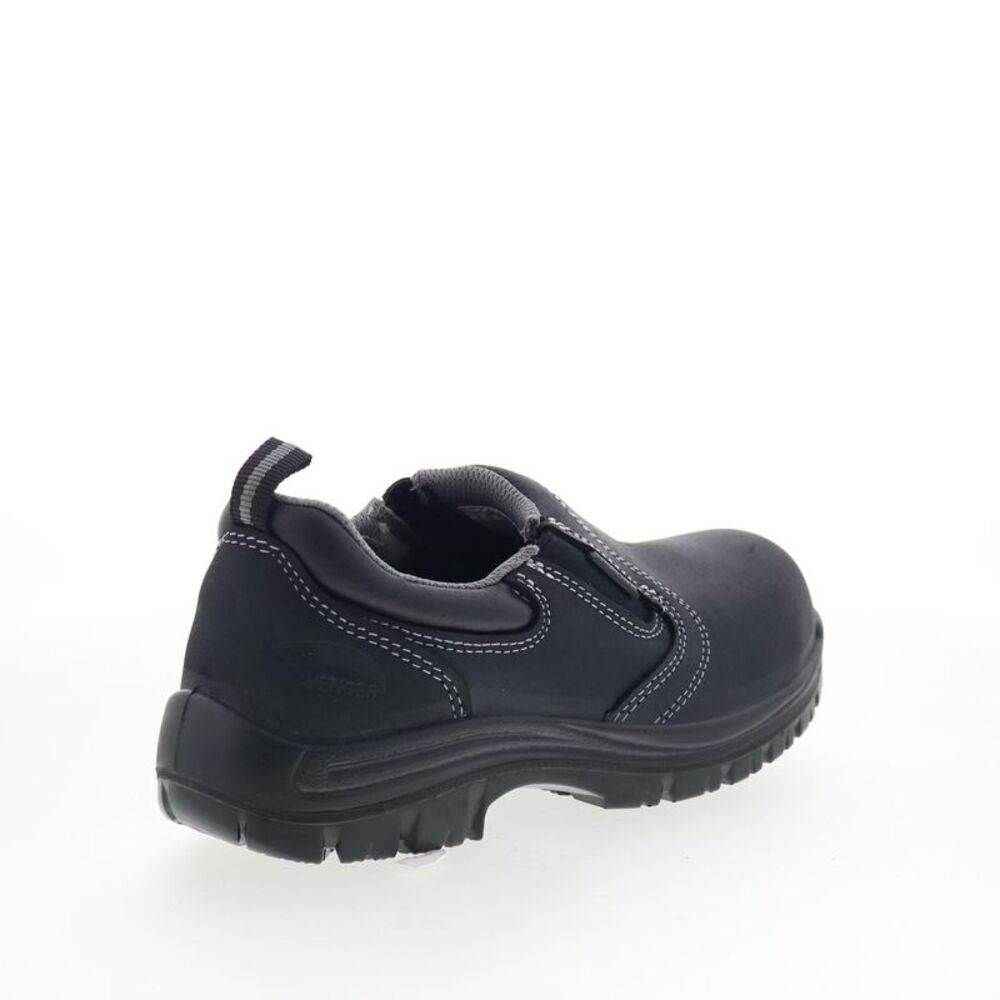 Avenger Womens Foreman Slip-On Composite Toe Electrical Hazard Black Shoes (NWT) - Picture 7 of 7